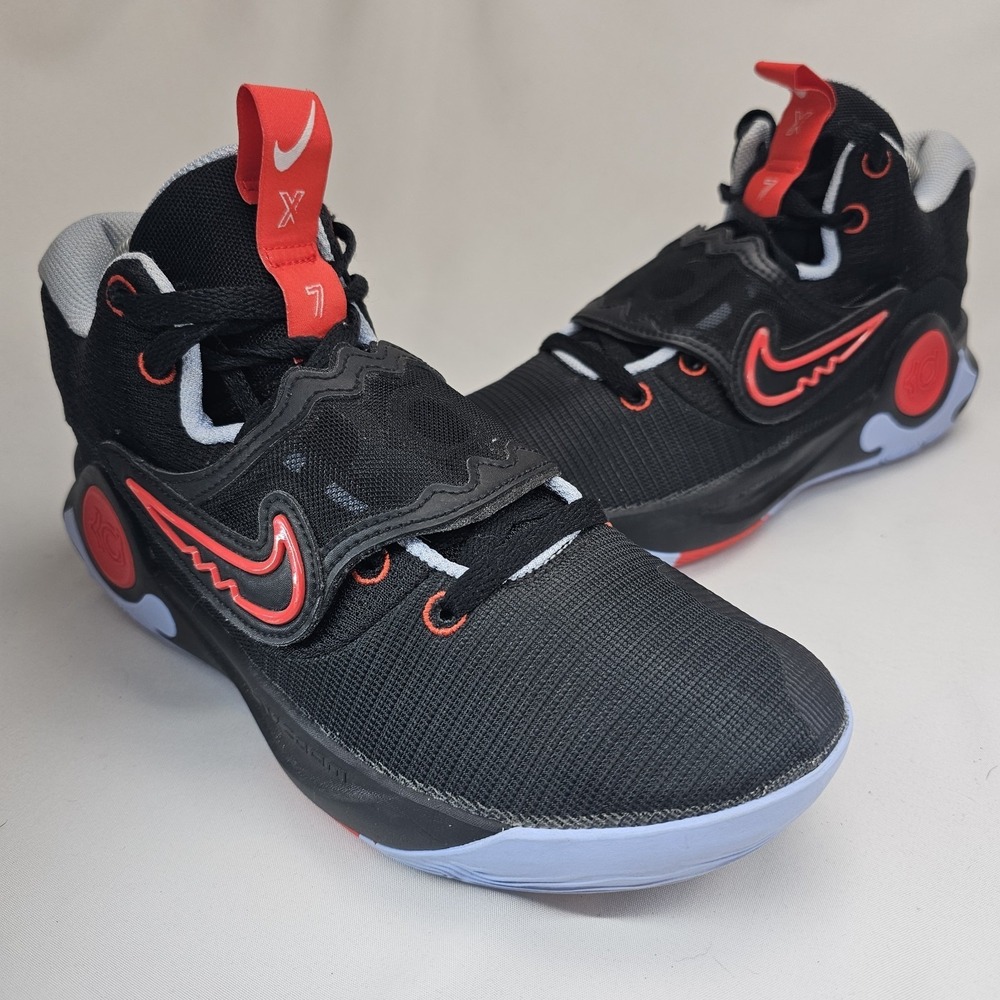 Nike KD Trey 5 X Black Bright Crimson Basketball Shoes Men's Size 8 DD9538-011
